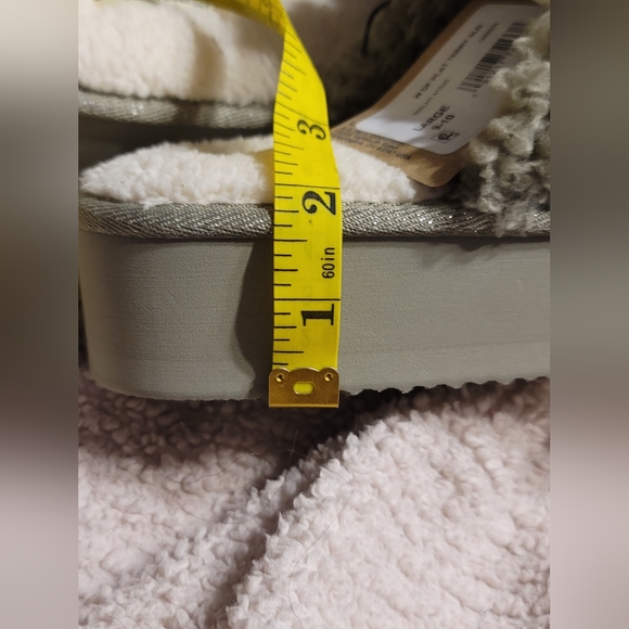 NWT Dearfoam Khaki Washable Gel Infused Memory Foam Large - Picture 5 of 7